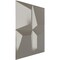 Ekena Millwork 19 5/8in. W x 19 5/8in. H Tellson EnduraWall Decorative 3D Wall Panel Covers 2.67 Sq. Ft. WP20X20TEBCR - alternate 3